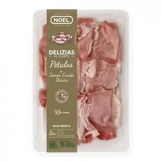 Pétalos De Jamón Cocido Ibérico 90 Gr.