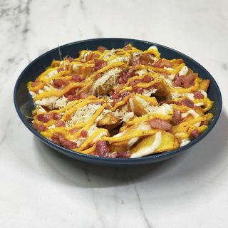 Patate a Spicchi Carbonara