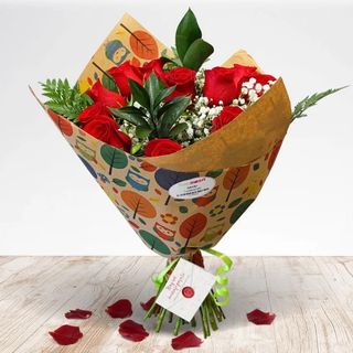 Ramo 12 Rosas ROJAS 30007