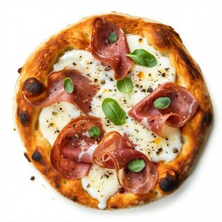 Pizza bianca - bresaola