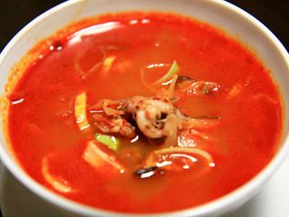 Seafood goulash