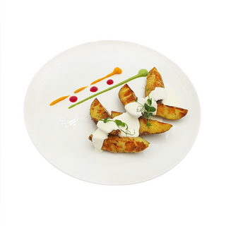 Cartof copt cu sos de samantana cu usturoi Q