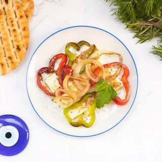 Queso feta al grill
