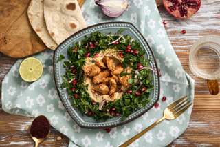 Hummus cu carne de pui