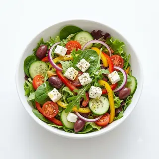 Ensalada Con Queso Feta