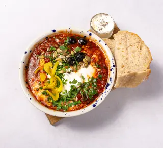 Szakszuka z chorizo