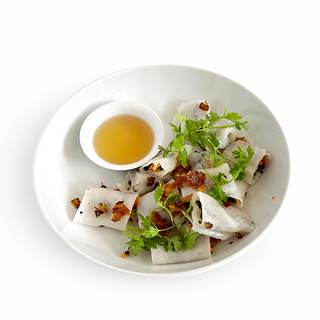 Bánh Cuốn Chay - Ravioli Champiñon negro