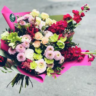 Bukiet mieszany kwiaty sezonowe - mały r-fuk 