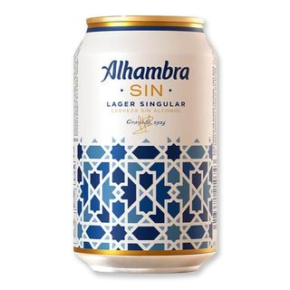 Cerveza Alhambra sin alcohol (330 ml.)