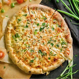 Focaccia cu ceapă verde