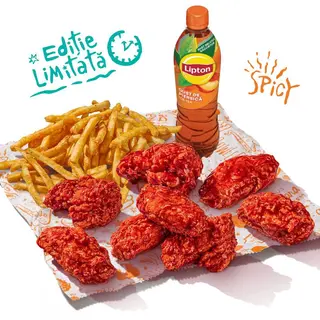 8 pc. Sauce´d Wings Large Meal