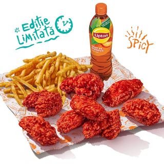 8 pc. Sauce´d Wings Large Meal