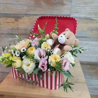 Cutie cu flori Simpatie