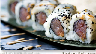 S07 Uramaki spicy tuna - 8 pezzi