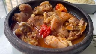 Soupe De Pattes De Bœuf + Attiéké