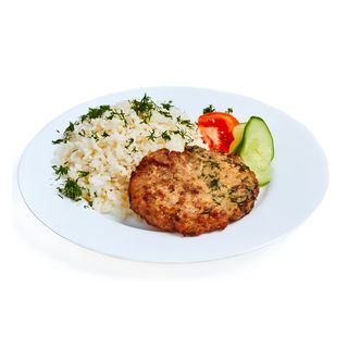 Котлета оригинальная с рисом
