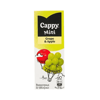 Нектар Cappy Mini виноград-яблуко 0,2л