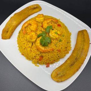 Arroz con camarones