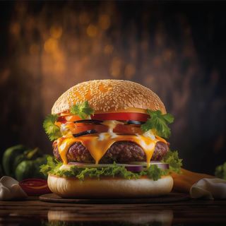 Burger De Queso De Cabra