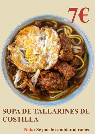 Sopa ramen con costilla 