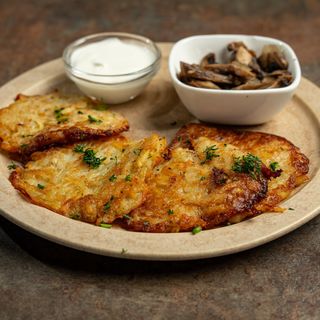 Tortillas de patatas con champinones