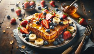 Frigănele cu miere și fructe