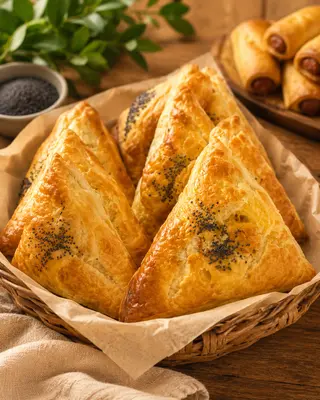 Самса слоеная с курицей (70г)