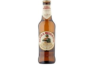 Moretti con alcohol