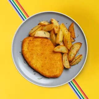 Cotoletta di Pollo con Patate