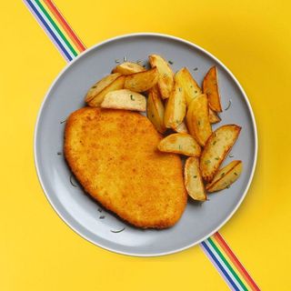 Cotoletta di Pollo con Patate