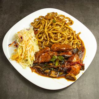 Kurczak z grzybami mung