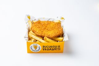 Cartofi cu snitel vegan medium