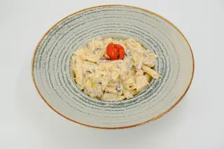 Chicken mushrooms pasta