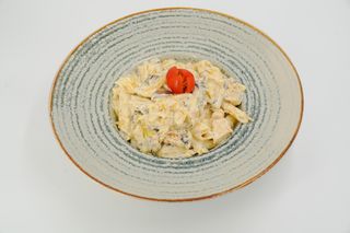 Chicken mushrooms pasta