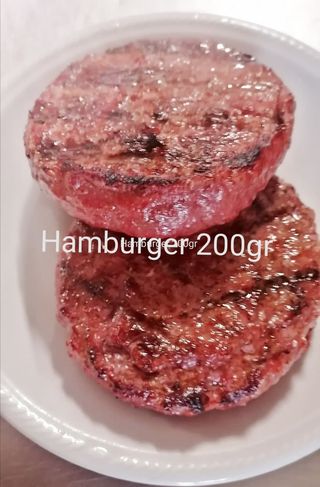 Hamburger di scottona  alla brace