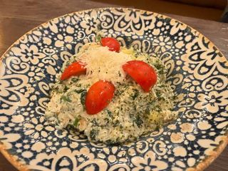 Risotto s piletinom i špinatom