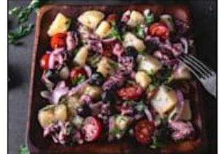 8. Ensalada Fría De Pulpo