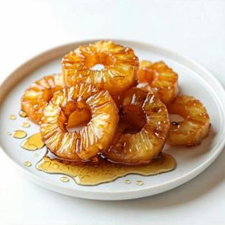 P5 Piña Frita Con Miel