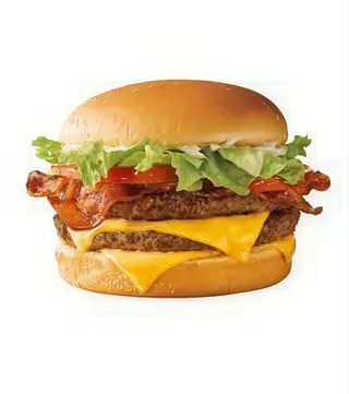 Chicken burger con contorno