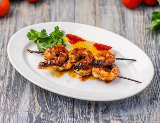 Азиатские креветки с чесночными гарликами (200г)