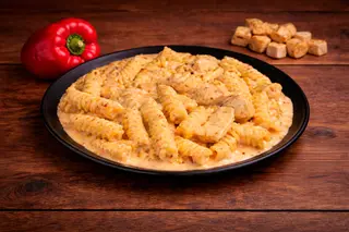 Red Pepper Chicken Parmezan