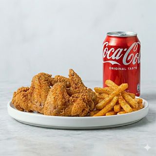 Combo Menú Alitas De Pollo