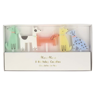 Velas Perritos (5 ud.)