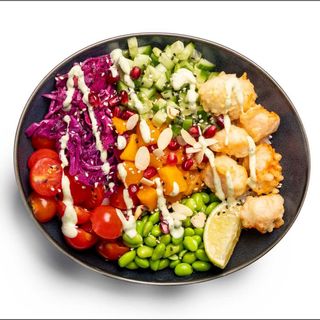 Tempura Salmon Bowl duży