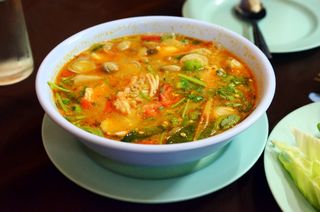 Tom Yum Vegetable Soup