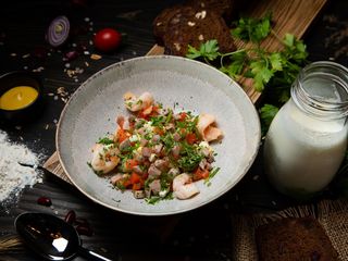Окрошка з морепродуктами (400г)
