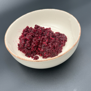 Salată de sfeclă coaptă cu hrean