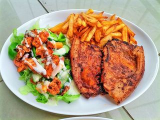 Grilled Lamb Chops & Fries