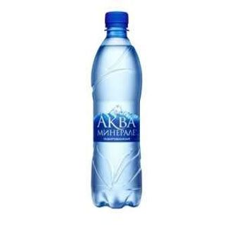 Вода аква газована  (0,5л)
