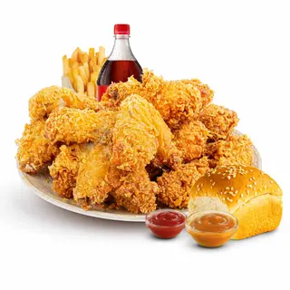 Combo familial d ailes et pilons de poulet 18 pieces 